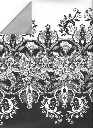 Black on White