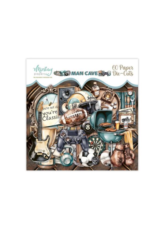 Man Cave paper die ciuts
